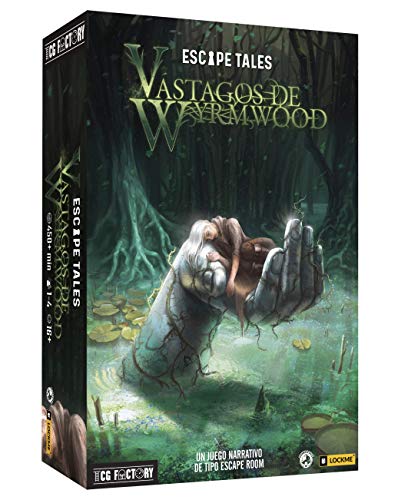 Escape Tales - Vástagos De Wyrmwood - Juego De Mesa Estilo Escape Room - TCG Factory - Español - 1-4 Jugadores - +16 Años - Más de 60 Finales Diferentes - Cartas - App